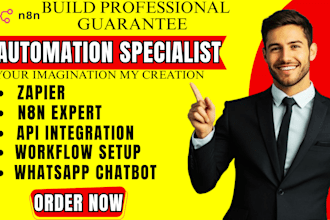 bulid n8n automation experts,n8n shopify,wordpress,n8n whatsapp,lovabl