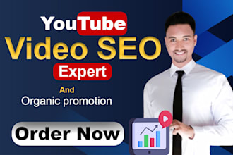 youtube SEO and organic promotion for fast growth