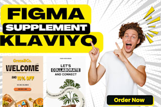 design figma to klaviyo email templates, klaviyo flows for supplement brands