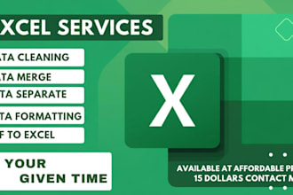 clean, merge, format, split excel data