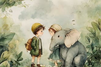 draw custom illustrations for your kids book and story