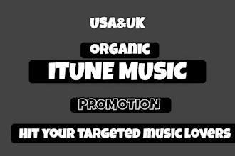 promote apple music spotify soundcloud itunes youtube tidal music promotion