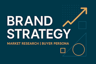 do brand strategy, market research and buyer persona