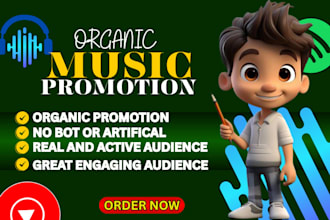 do organic music promotion