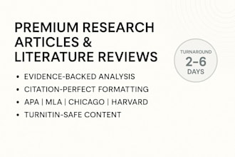 write premium research articles