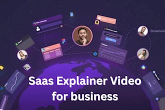 create an animated saas explainer video and saas demo video