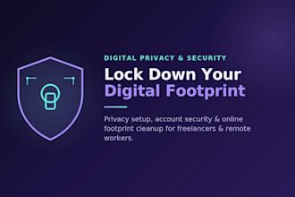 set up your digital privacy, security, and online footprint cleanup