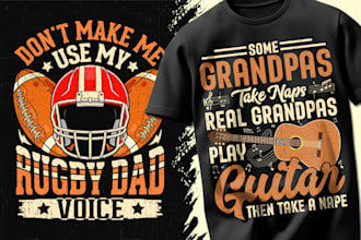 design vintage retro typography t shirt design with custom vector art