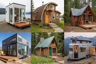 design, draft and render stunning tiny living houses and cabins