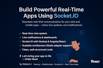 fix, build your socketio, socket io, websockets application