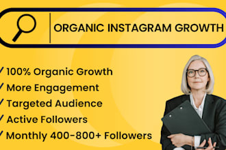 instagram manager for organic growth and instagram promotion