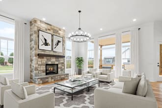 virtual home furniture renovation, virtual stage for exist space, home staging