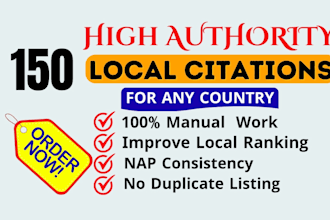 do 50 local citations for your local business ranking