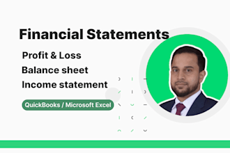 prepare financial statements, profit and loss, income statement