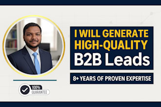 do expert b2b lead generation and web scraping