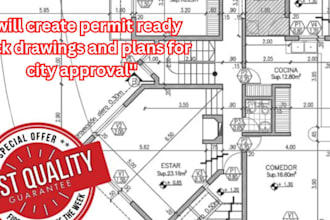 create permit ready deck drawings and plans for city approval