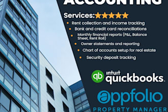 do real estate and property management bookkeeping