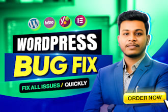 fix quickly wordpress issues, bugs, woocommerce issues, and PHP errors