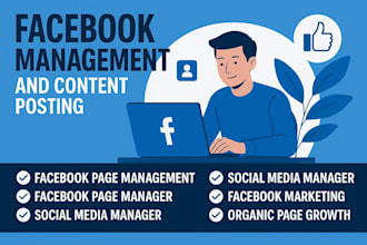 handle your facebook page management and content posting