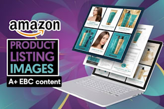 design amazon  product listing images, infographic pictures or ebc aplus content