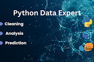 clean, preprocess, analyze, and model your data using python