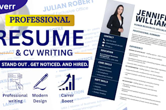 create a professional CV or resume