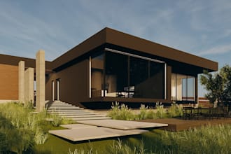 photorealistic exterior 3d visualization