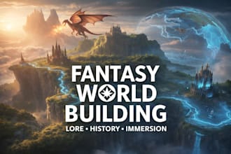 create a detailed fantasy world building with deep lore