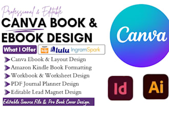 do ebook design canva ebook design workbook PDF lead magnet KDP book formatting