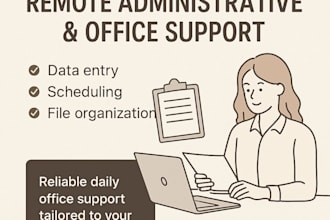be your reliable virtual assistant for admin tasks