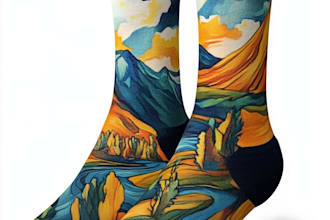 design unique socks design for your brand