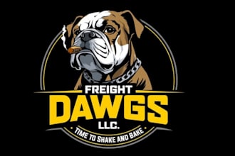 do modern bulldog logo design
