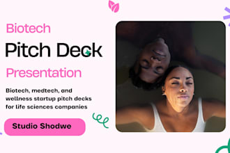 create biotech pitch deck medtech wellness startup life sciences fund pitch deck
