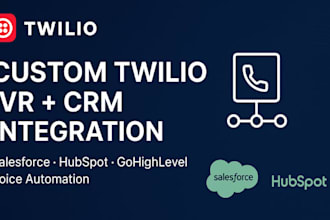 build a custom twilio IVR system and integrate it with your CRM