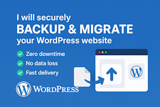backup, clone or migrate your wordpress website safely