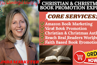 do viral christmas, christian, and amazon book promotion to real readers