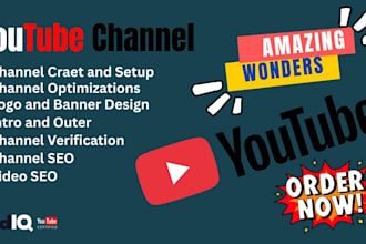 create and setup a youtube channel,logo,and channel creation