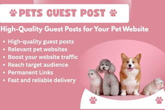 publish guest post on high da pet sites with high authority backlinks