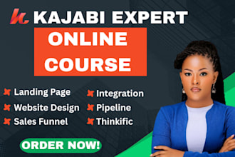 design kajabi online course kajabi website kajabi expert sales funnel thinkific