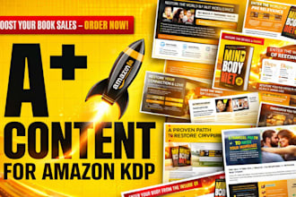 design amazon a plus content, a plus content for amazon kdp and amazon ebc