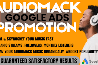 do google ads campaign to promote audio mack music promotion
