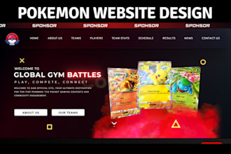 design pokemon website pokemon shopify store trading card store pokemon store