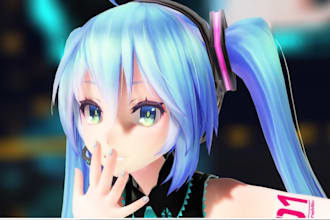 fix, rig, edit and convert 3d model for mmd, vrchat, warudo, vrm, vroid, gmod