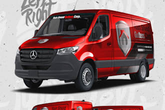 commercial and custom wrap design for vehicles and vans