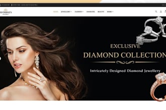 design jewelry shopify store jewelry website fashion store necklace earrings