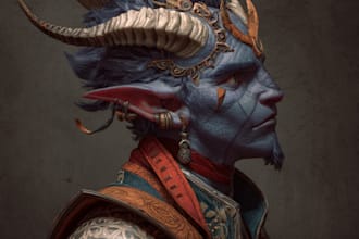 illustrate your ttrpg oc, vtm, fantasy, dnd character art