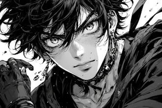 draw epic manga action scenes or panels