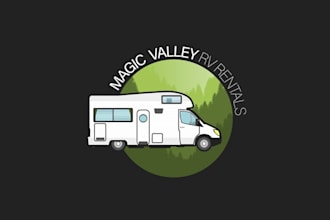 create rv rentals an eye catching logo for our new business