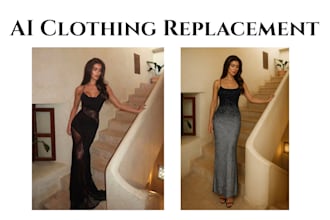 create ai clothing replacement and realistic fashion visuals