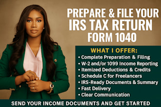 file form 1040 and schedule c tax return